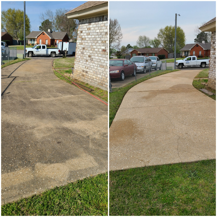 Concrete cleaning